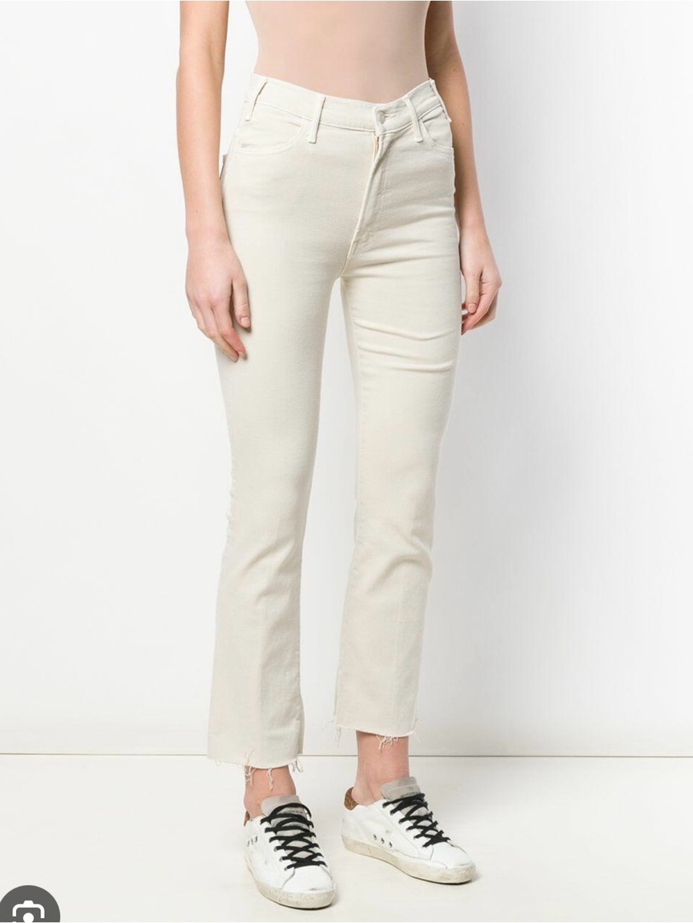 MOTHER The Hustler Ankle Fray Jean Size 27